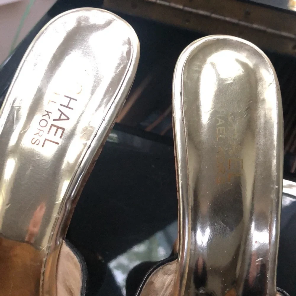 Michael Kors Platform Mules | Designer Casual Heels | MK Heels